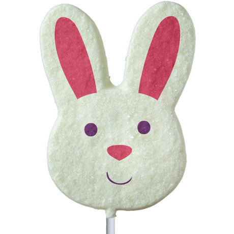 Sanded Bunny Face Lollipop