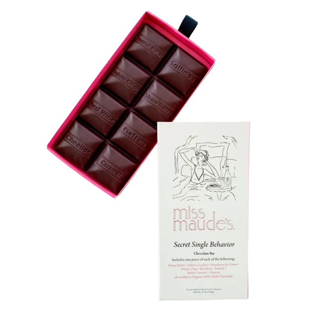 Miss Maude's 'Secret Single Behavior' Dark Chocolate Bar