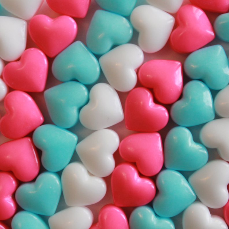 Pastel Candy Hearts